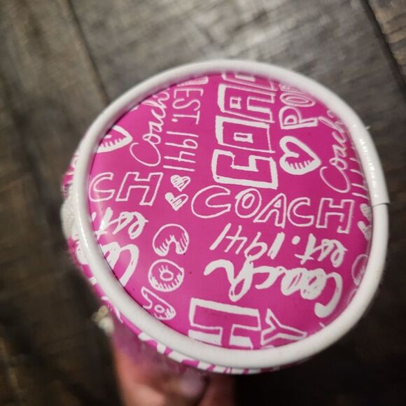 Coach Poppy Flower Tootsie Roll Makeup Case Pencil Holder Collectors Piece - Picture 5 of 9